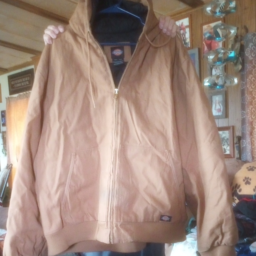 Men's Brown Hooded Jacket